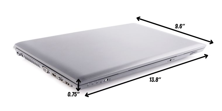 15 inch laptop dimensions