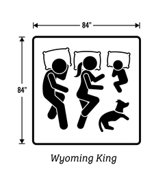 wyoming king mattress dimensions