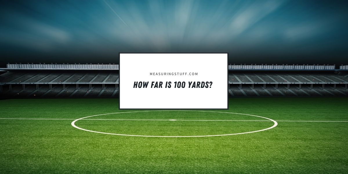 How Far Is 100 yards? soccer field image