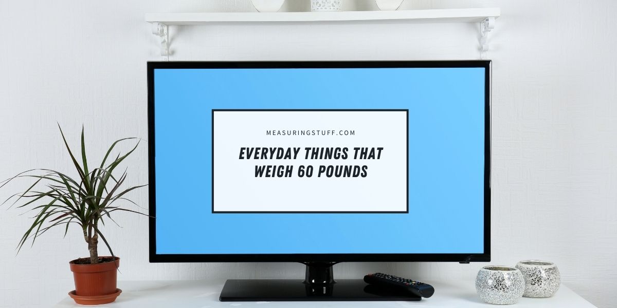 Everyday Things That Weigh 60 Pounds