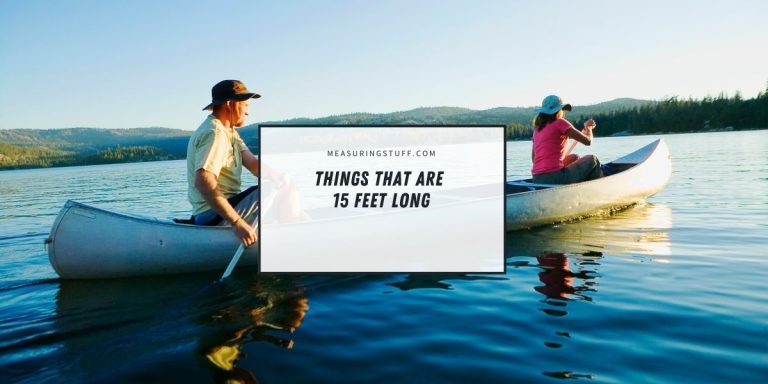 11 Things That Are 15 Feet Long