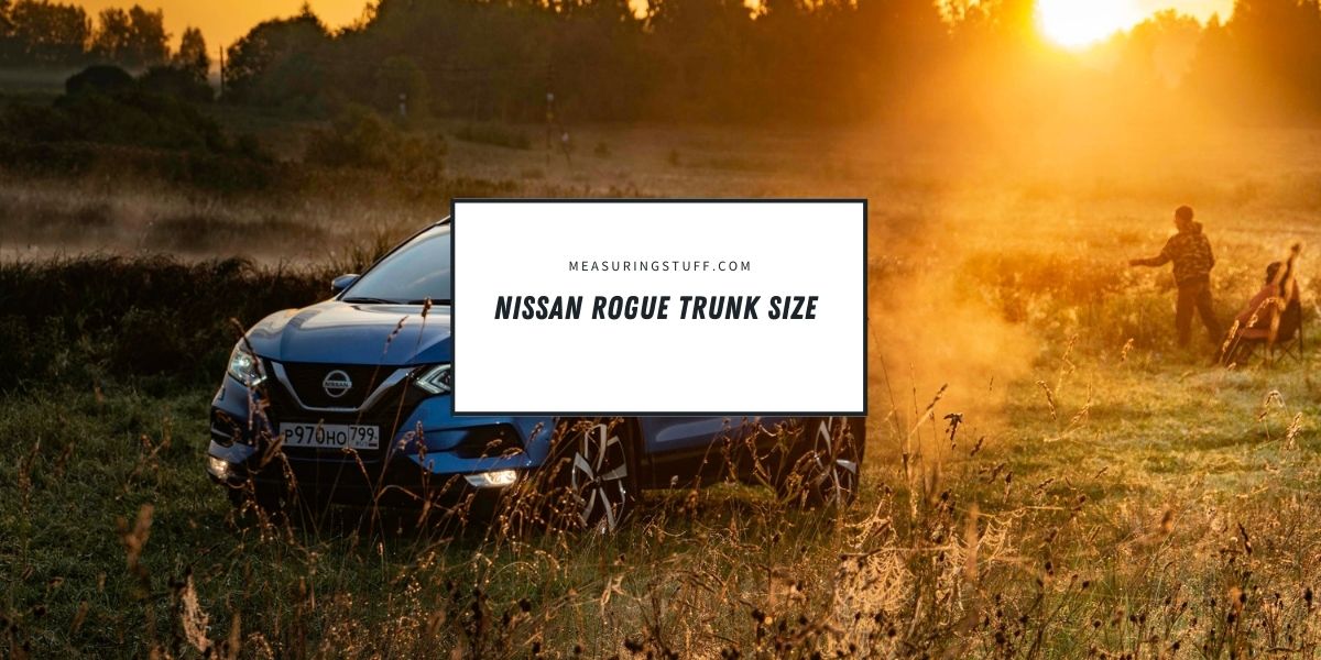 Nissan Rogue trunk space
