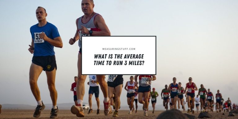 What Is The Average Time To Run 3 Miles?