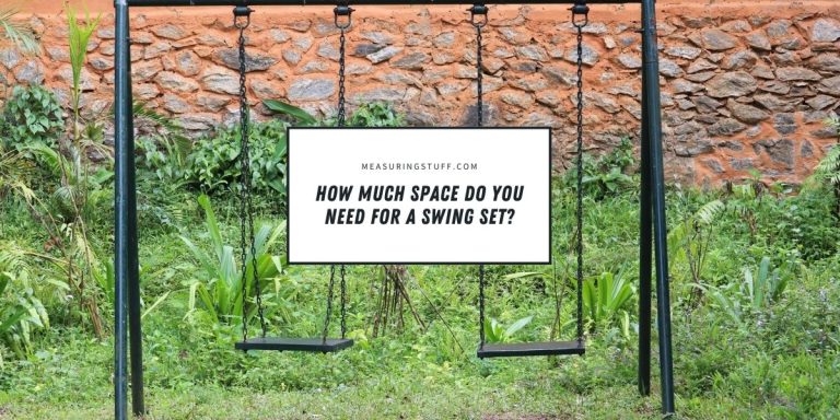 How Much Space Do You Need For A Swing Set?