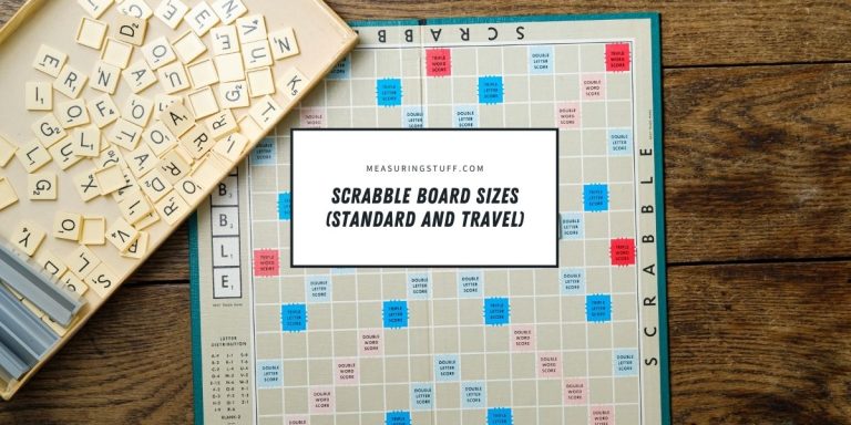 Scrabble Board Sizes (Standard And Travel)