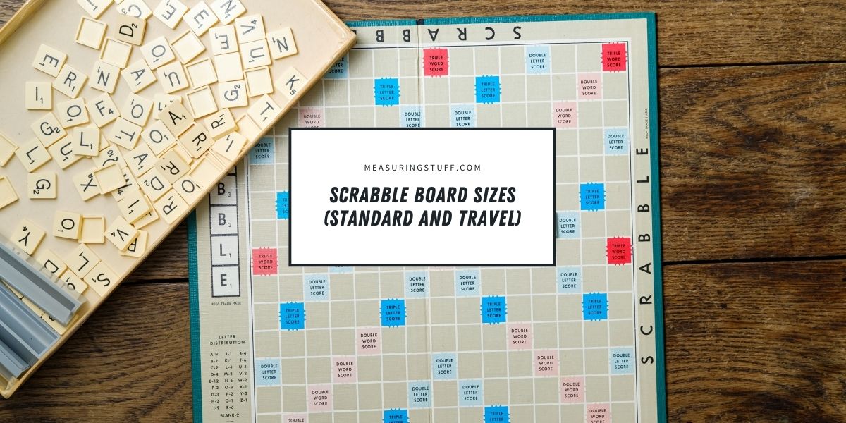 Scrabble Board Size - Standard And Travel Sizes