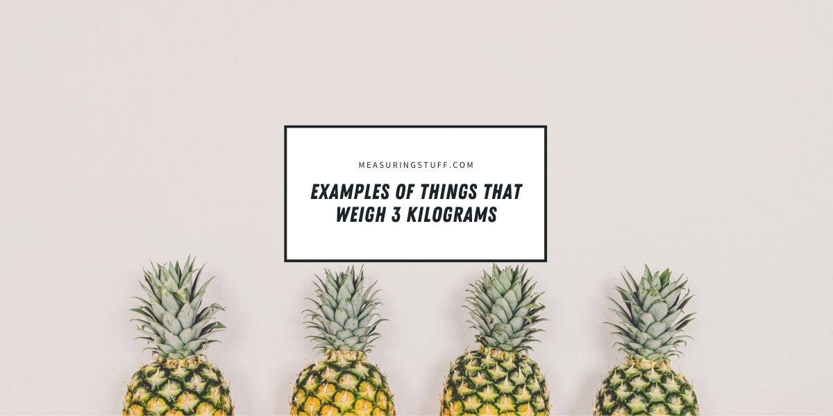 Examples Of Things That Weigh 3 Kilograms