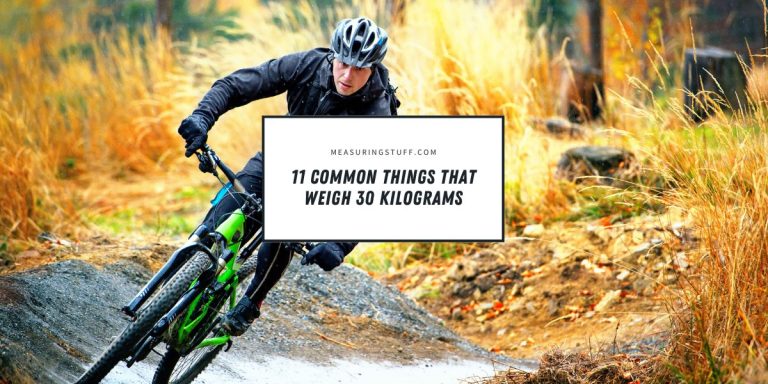 11 Common Things That Weigh 30 Kilograms