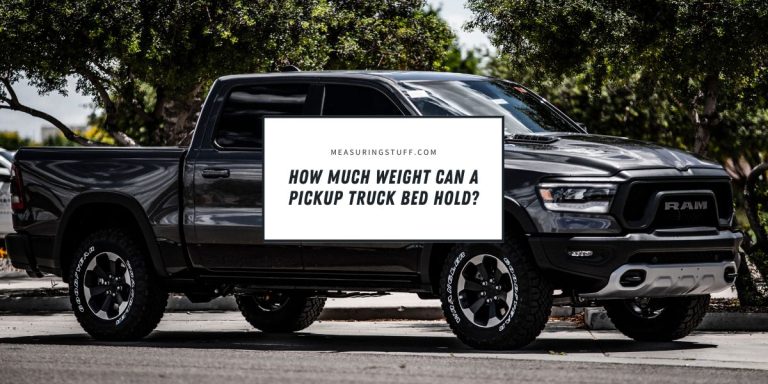 How Much Weight Can A Pickup Truck Bed Hold?