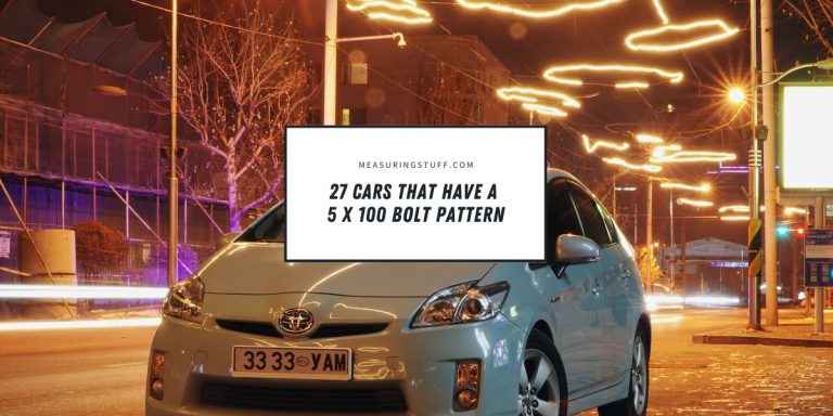 27 Cars That Have A 5 x 100 Bolt Pattern