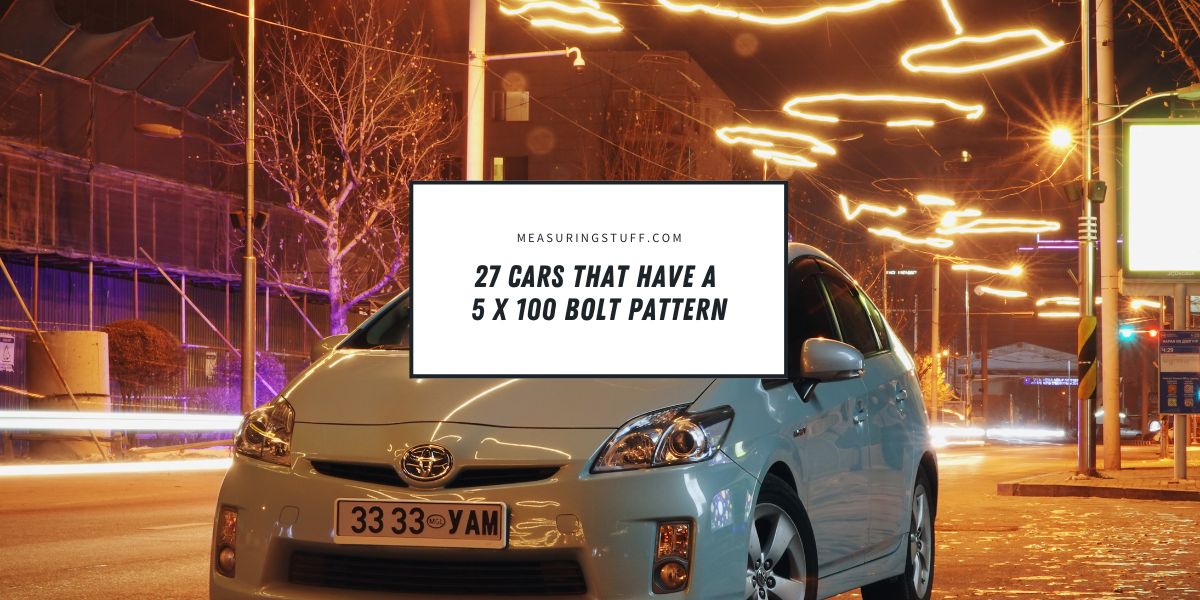 27 Cars That Have A 5 x 100 Bolt Pattern