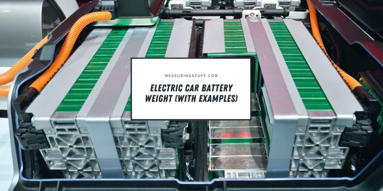 Electric Car Battery Weight (With Examples)
