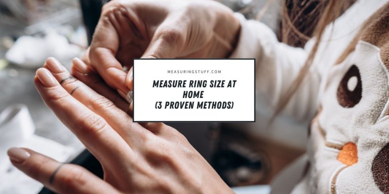 Measure Ring Size At Home (3 Proven Methods)