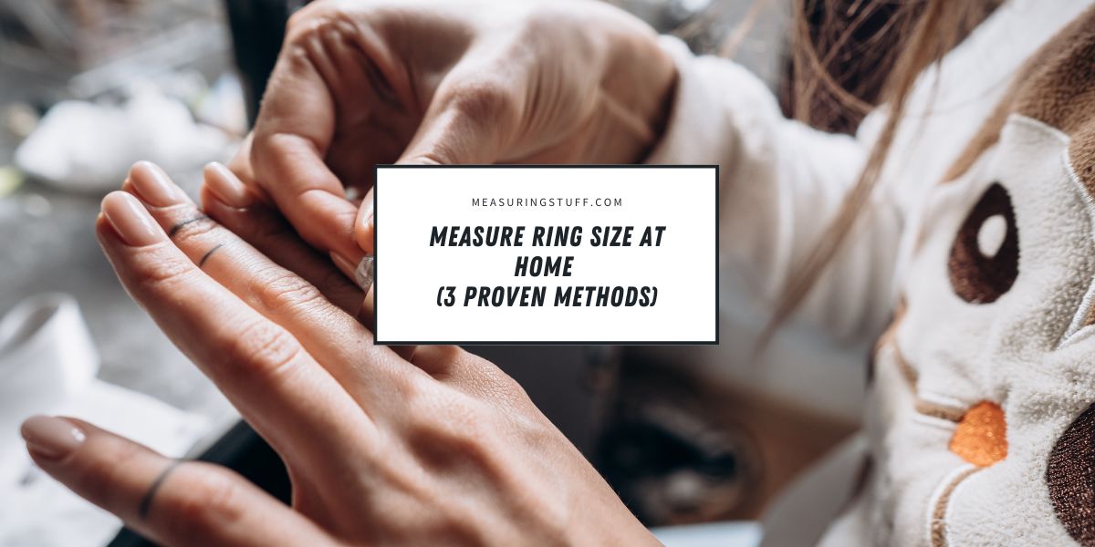 Measure Ring Size At Home