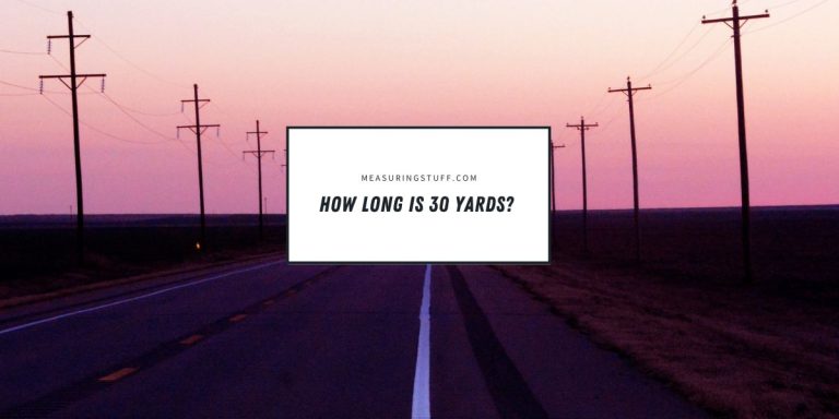 How Long Is 30 Yards? (With 9 Examples)