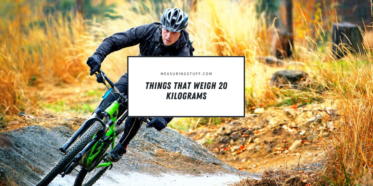 Things That Weigh 20 Kilograms