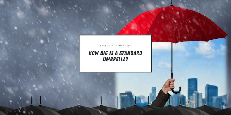 How Big Is A Standard Umbrella? (Common Sizes)
