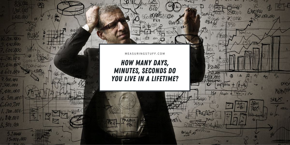 How Many Days, Minutes, Seconds Do You Live In A Lifetime?