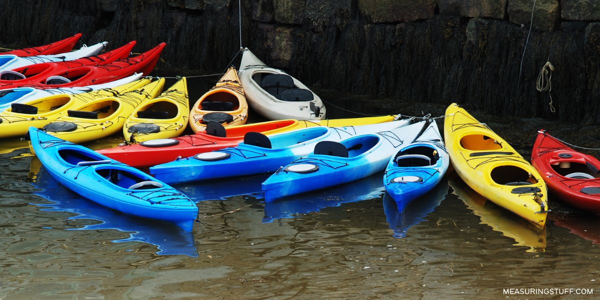 several kayaks in the water