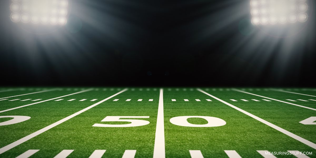 50 yard line football field