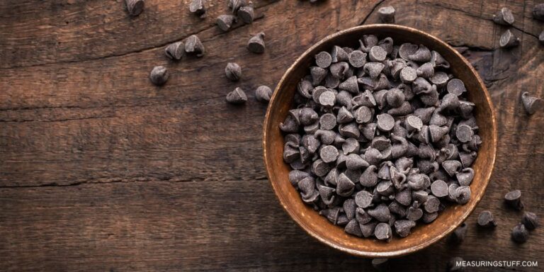 How Much Does 1 Cup Of Chocolate Chips Weigh?