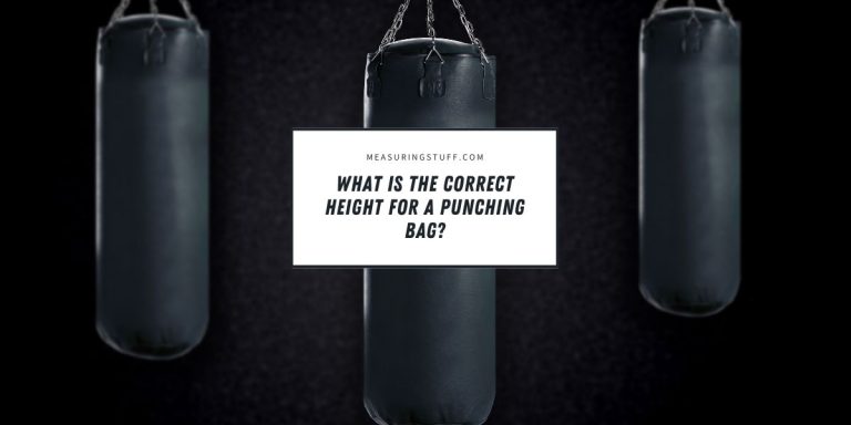 What Is The Correct Height For A Punching Bag?