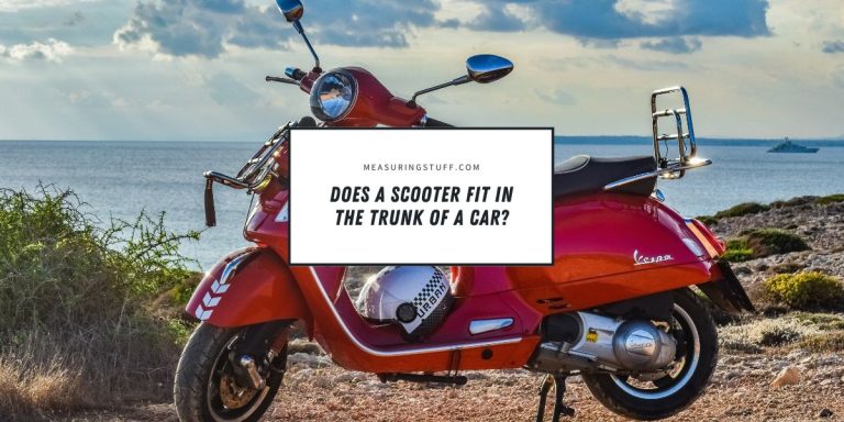 Does A Scooter Fit In The Trunk Of A Car?