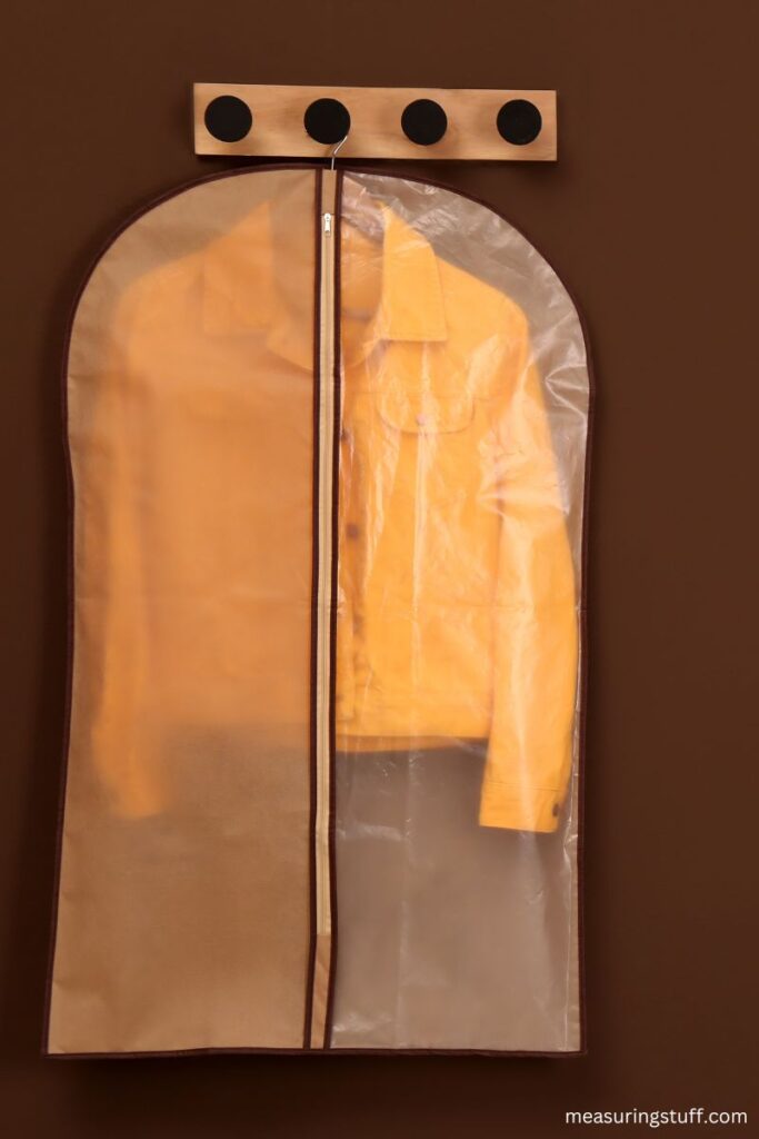 plastic clear garment bag