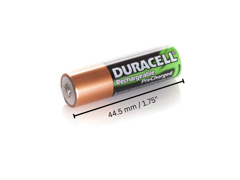 Duracell AAA battery dimensions