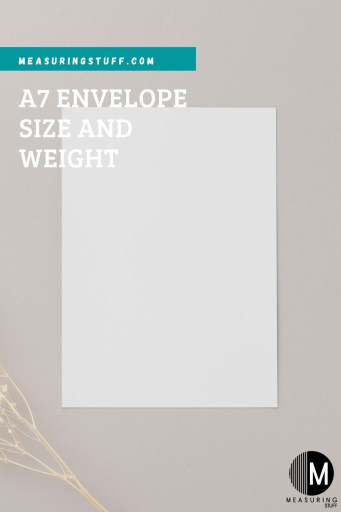 A7 Envelope Size And Weight