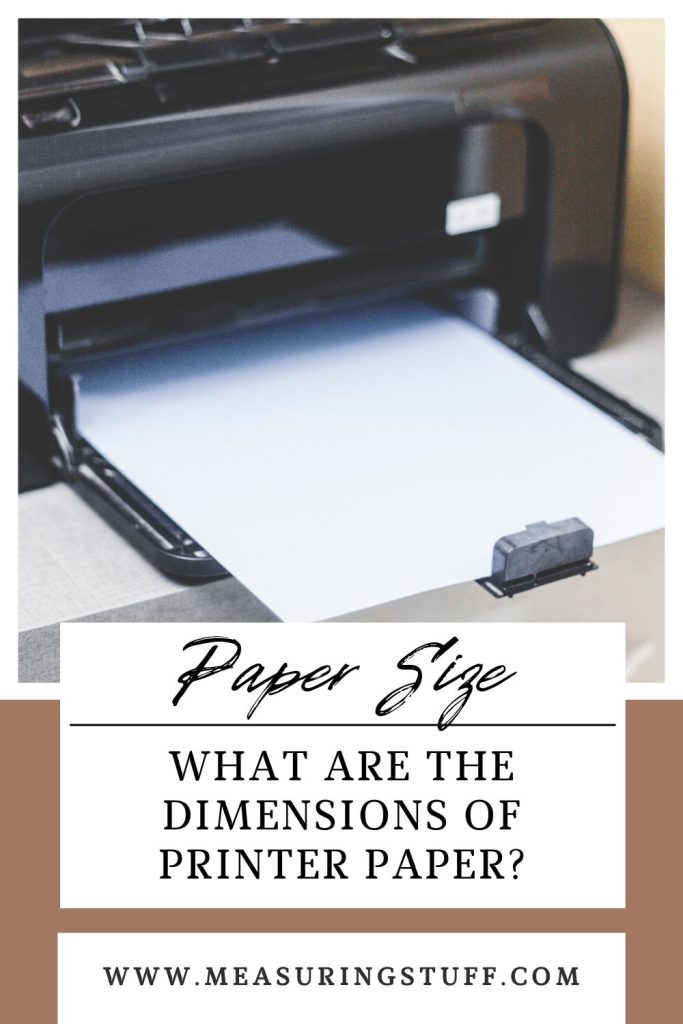 What Are The Dimensions Of Printer Paper?