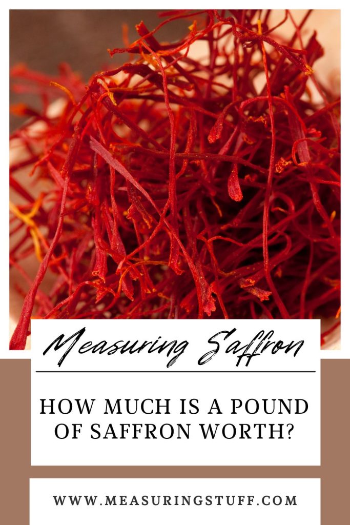 How Much Is A Pound Of Saffron Worth?