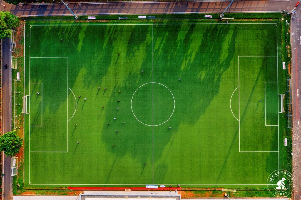 soccer field overhead view