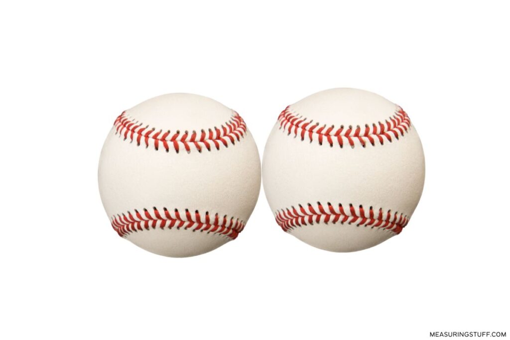 pair of baseballs