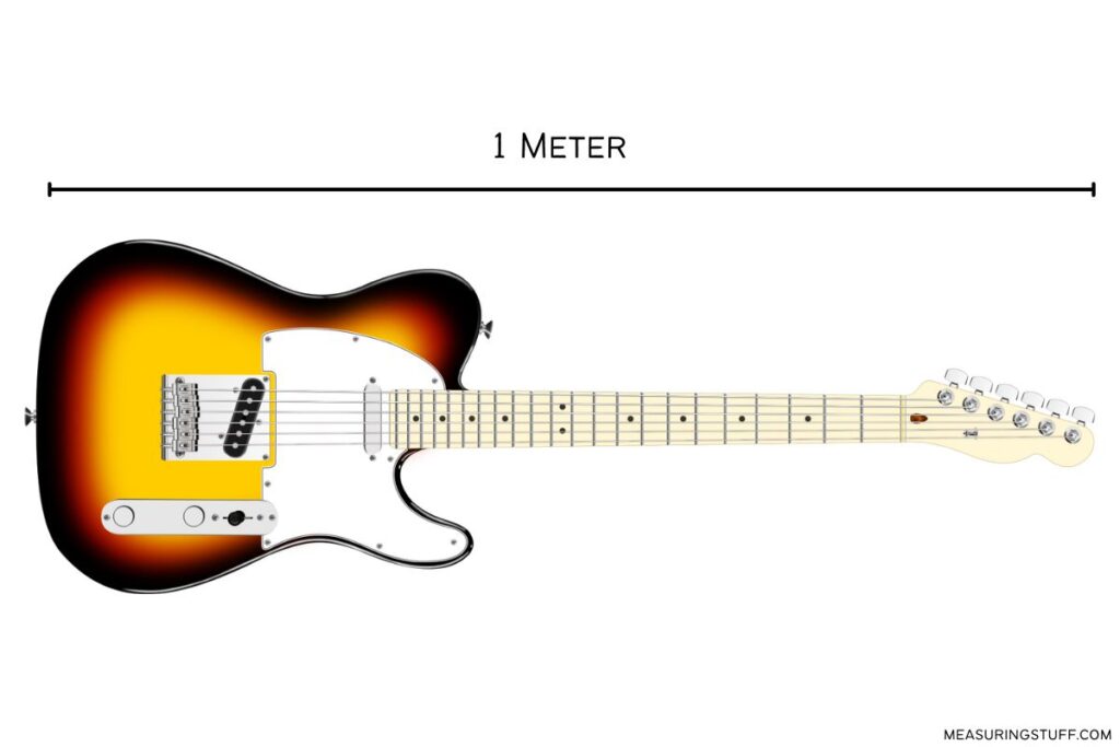 electric guitar with white background