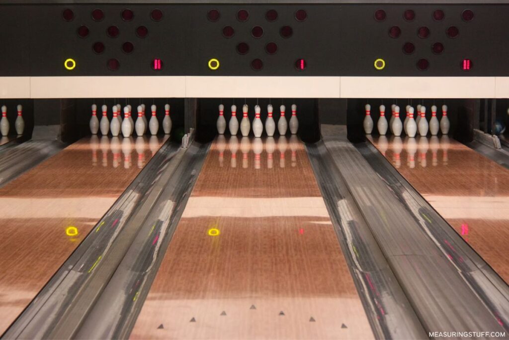 bowling lane used to reference how long 30 meters is