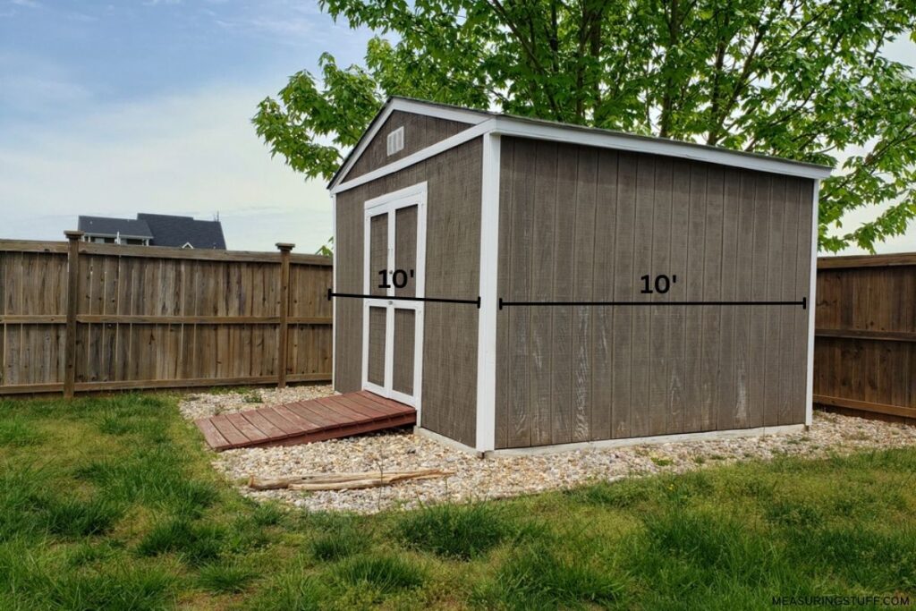 10 x 10 outdoor shed