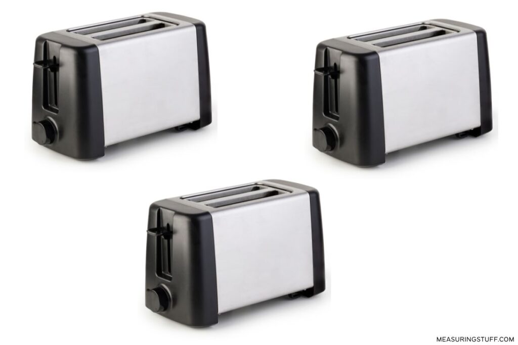 3 double slice toasters
