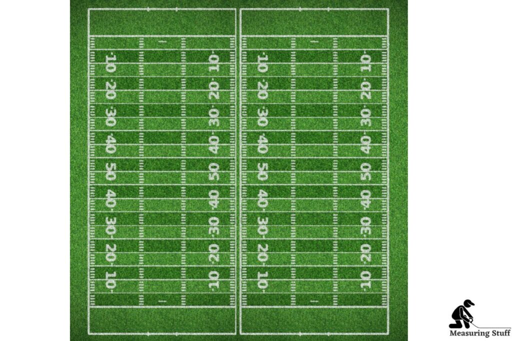 side by side football fields