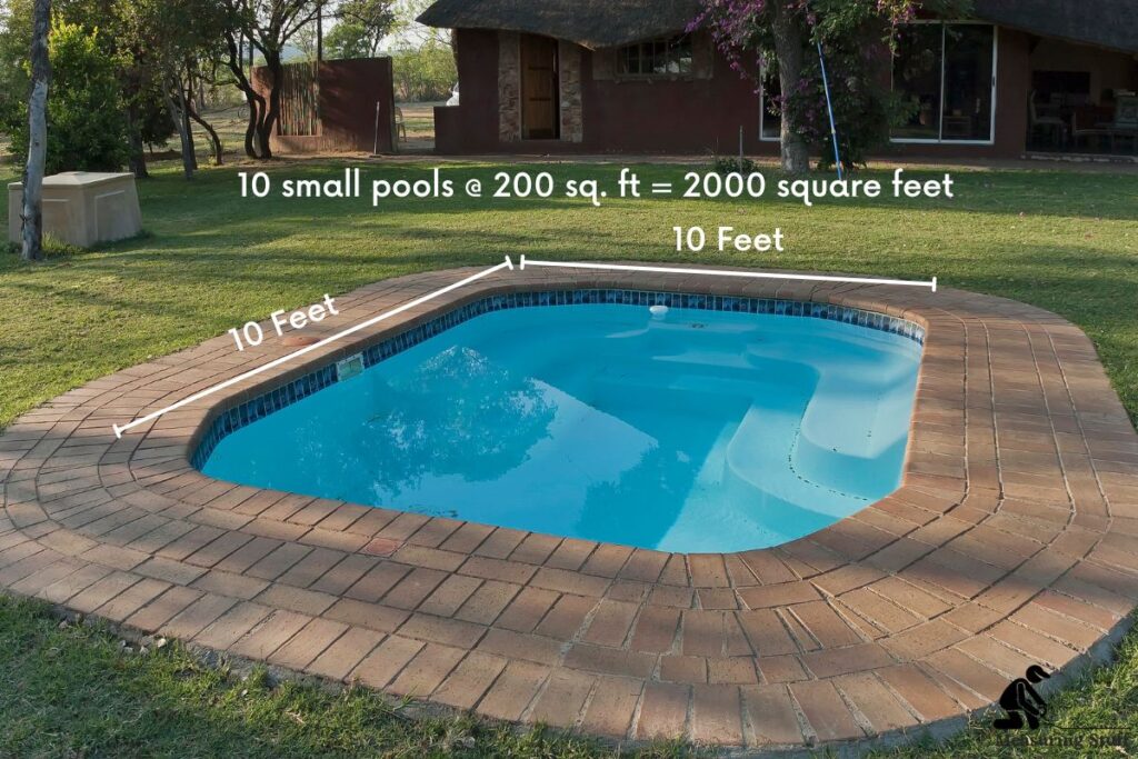 small outdoor swimming pool
